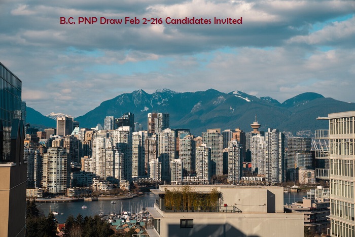 British Columbia New PNP Draw-Invitations Issued for Skilled Workers and International Graduate candidates and Entrepreneurs.