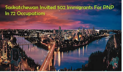 Saskatchewan Province Invited 502 Candidates For PNP For Permanent Residence