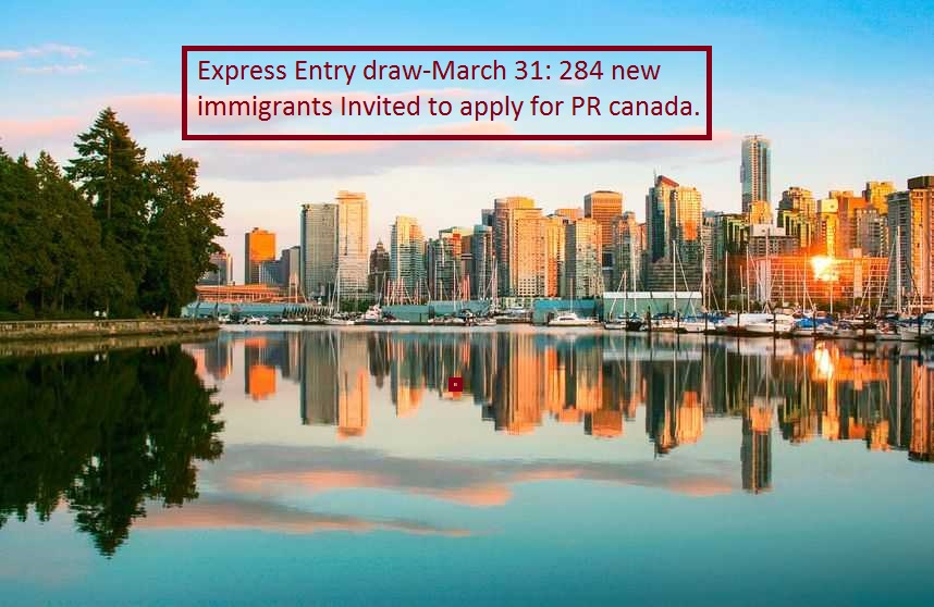 Canada Express Entry Draw: 284 Immigrants With This CRS Invited to Apply for Permanent Residence. 